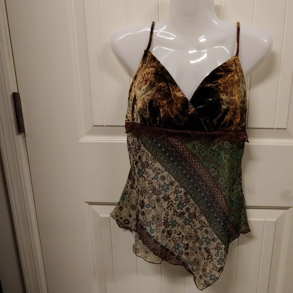 Spaghetti strap tank top